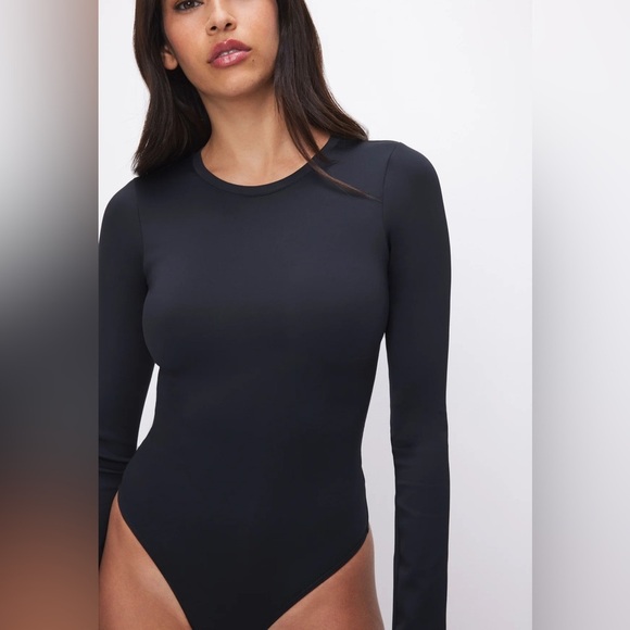 Good American Tops - NWT Good American The Sculpting Modern Long Sleeve Bodysuit size XL